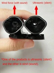 2個超聲波汽車驅鹿器-前格柵安裝驅鹿器