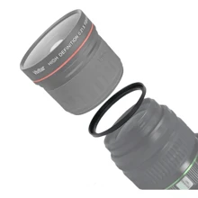 9pcs Step Up Lens Filter Adapter Rings: 37-82mm For Nikon Canon//Olympus/Panasonic/Pentax/Ricoh With UV/CPL/ND/FLD/Close Up/Color Filters - Black - View 2