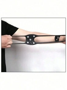 1 par de capas de sapato antiderrapantes para exterior com 8 dentes de aço inoxidável, grampos anti-esqui de inverno, grampos para caminhada