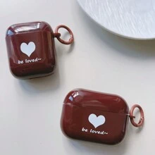 酒红色心形情侣款 2/3/Pro/Pro2/Pro3/4 保护壳 - 酒紅色 - 查看 2