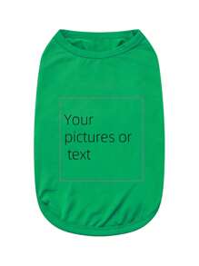 [Custom] Customizable Pet Clothes Vest, Bestselling Solid Color Pet Vest Suitable For Small, Medium, Large Dogs & Cats, Text & Graphics Custom Available