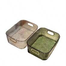 1PCS Desk Storage Box Cover Scrub Facial Mask Box Storage Rack Sorting Basket Lipstick Desk Skin Care Cosmetics Box - White - View 7