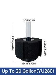1 Peça Filtro de Esponja Bio para Aquário, Criação de Alevinos Betta, Camarão, Nano Peixes, 4 Tamanhos Diferentes de Filtros Proporcionam Filtragem Mecânica e Biológica, Super Filtro de Esponja Bioquímico para Aquários de 3 a 60 Galões