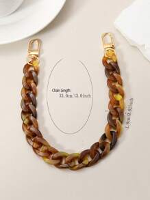 1pc Acrylic Shell Pattern Random Color Chain - Multicolor - View 3