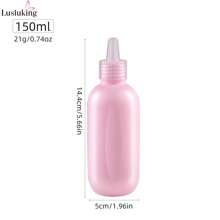 LUSLUKING 1/3 件塑料挤压瓶套装 - 半透明精密尖头涂抹瓶 - 防漏、可再填充，适用于实验室、厨房、艺术 - 胶水、墨水、油漆分配瓶 - 圆形、无味、建议清洗 - 彩色 - 查看 17