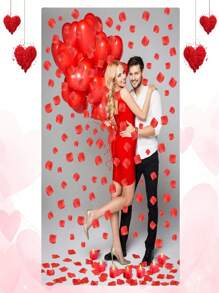 6/12/24/48pcs Red Flameless Romantic LED Candles, Romantic Atmosphere Decoration Lights, Suitable For Valentine's Day Parties And Gatherings, Patio And Garden Decor - Red - View 5