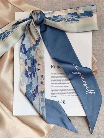 8-delars hårhalsduk i siden - mångsidiga pannband, halsduk, hårband, pannband för kvinnor, turban, svettband, hårband, höst/vinter, hårband, håraccessoarer för kvinnor, för semesterkläder, kvinnor, bandanas, mjuk huvudbonad