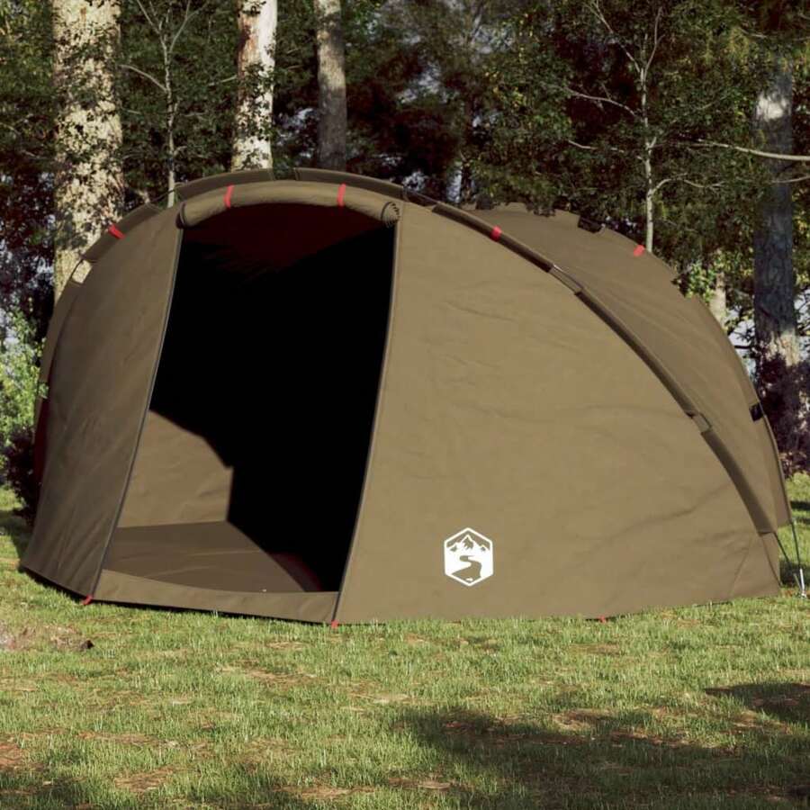 Waterproof 5 Person Fishing Tent Olive Green Portable Shelter For Outdoor Camping - Green - View 1