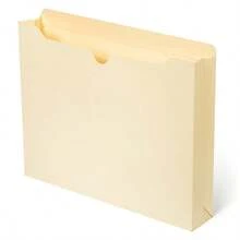 1 pieza Carpeta Manila tamaño carta, carpetas de archivo con corte 1/3, carpetas de papel para organización y gestión de archivos - Multicolor - Ver 5