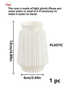 1PC/3PCS Artificial Plastic Vase, Flower Arrangement, For Autumn Spring Wedding Home Dining Room Bedroom Decorations, Festival Birthday Party Accessories, Wedding Venue Background Decorations, For Spring Autumn Wedding Vase For Home Dining Room Bedroom Decorations, Mother's Day,Father's Day, Valentine's Day, Festival Birthday Party Accessories, Outdoor Garden Decorations Gifts Graduation