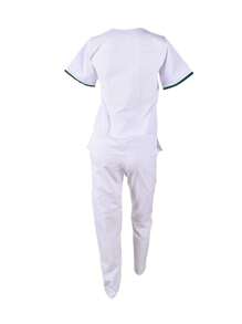 SOULMATE London Lady Surgical Pajamas - Dark Green - View 3