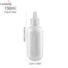 LUSLUKING 1/3 件塑料挤压瓶套装 - 半透明精密尖头涂抹瓶 - 防漏、可再填充，适用于实验室、厨房、艺术 - 胶水、墨水、油漆分配瓶 - 圆形、无味、建议清洗 - 彩色 - 查看 15