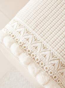 1pc All Season Sofa Seat Cushion Cover, Modern Simple Dust-Proof Anti-Slip Protector, Spill-Resistant Chenille Fabric, Washable, Warm, Fade-Resistant, Pet Friendly, Fits L-Shaped Sofa, Bedroom, Office, Living Room