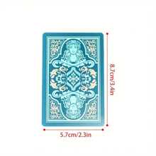 1 Set High-End Waterproof Poker Cards - Waterproof Playing Cards - Plastic Playing Cards, Durable & Flexible - Suitable For Magic, Gambling, Parties And Collectors, Valentine's/New Year Gift