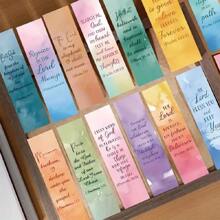 30-Pack Inspirational Bible Verse Bookmarks - Christian Scripture Quotes Paper Book Marks - Colorful Assorted Gift Set For Readers, Students & Bible Study Stationery,School Supplies,Back To School - Multicolor - View 10
