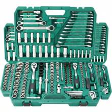 151pcs Automotive Repair Tool Kit, Socket Wrench, Ratchet, Car Maintenance Tool Set,Tools For Men - Random - View 3