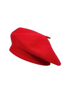 1 Berretto basco da donna minimalista nei colori caramella, berretto basco francese tinta unita carino, regalo di berretto in lana