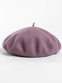 1 Berretto basco da donna minimalista nei colori caramella, berretto basco francese tinta unita carino, regalo di berretto in lana