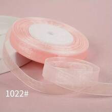 50 码雪花纱丝带 1.5 厘米宽，花束绑带，烘焙蛋糕礼品包装丝带，手工 DIY 蝴蝶结编织带