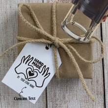 Handmade Logo Stamp, Handmade Stamp, Custom Stamp, Clothing Business Logo, Self-Inking Stamp, Custom Gift, Logo Stamp, Rubber Stamp Back To School - 45mm-self Inking Stamp - View 3