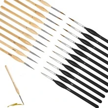 Miniature Paint Brushes, Set Of 11 Pcs Paint Brushes For Acrylic Painting, Watercolor, Oil, Figurine, Craft, Models, Nail Art, Face Painting And Paint By Numbers Kit For Adults