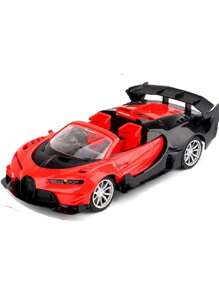 Convertible Control Car Turns On Headlights 7 Functions Green Red Blue Various Models - Red Bulgati - View 3