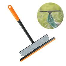 Shower Squeegee Glass Clean Scraper Washing Wiper Hanger Floor Window Cleaning Household Water Wall Hanging Mirror With Handle Back To School