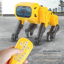 可充电儿童电动遥控玩具狗，手势感应电子宠物，遥控机械狗，唱歌跳舞智能机器人宠物，男孩女孩圣诞礼物 - 彩色 - 查看 7