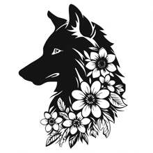 1pc Gorilla Wall Decal, Headphones-Cow And Fox Head Pattern Stickers, Vinyl Stickers King Kong Movie Monster Beast Mode Gym Fitness Decoration Game Room Family Room Art Decoration Mural Removable Wall Sticker Gifts Birthday Graduation Room Decor Home Decor Wall Decor Bathroom Decor Bedroom Decor Room Decoration Stuff Living Room Decor House Decor Home Decor Living Room Wall Paper Personalised Stickers
