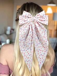 1/6 Pezzi Fermagli per capelli con fiocchi, motivo 'amore e bacio' per donne, accessori per capelli adatti a varie occasioni, feste di matrimonio, proposte di matrimonio, appuntamenti, uso quotidiano - Multicolore - Visualizzare 6