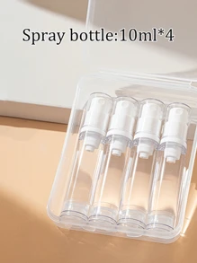 1 件/4 件/套 5ml/10ml 迷你旅行透明化妆品按压泵瓶 面霜瓶，化妆品分配器套装，真空压力瓶，便携式旅行分配器瓶带盒，适用于乳液、护肤品、眼霜、精华液、粉底护肤品，外出和旅行必备用品 洗漱包 洗漱包 洗漱旅行包 化妆品收纳 海滩 沙滩包 度假 节日必需品 学校用品 女士 大学 宿舍 浴室 露营 配件 女士香水 香水 - 無色 - 查看 12