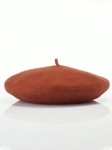1 Berretto basco da donna minimalista nei colori caramella, berretto basco francese tinta unita carino, regalo di berretto in lana