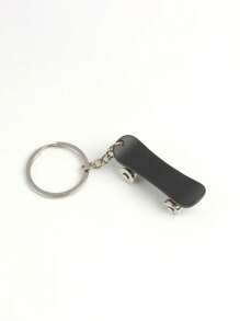 1 pièce Porte-clés de mini skateboard personnalisé - en alliage de zinc, style simple, gravure - porte-clés de scooter en métal personnalisable, convient pour les cadeaux - Multicolore - Voir 6