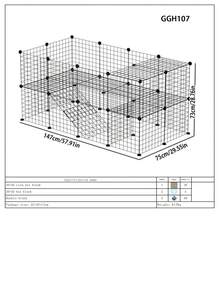 Small Pet Fence/Gate For Small Dogs, Hamsters, Cats, Indoor Home Use Isolation Barricade, Suitable For Corgi, Pomeranian, Teddy Dogs - Multicolor - View 12