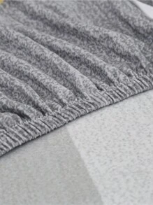 1pc Asymmetrical Color Block Patchwork Print Sofa Cover 3 Seater, All-Season Elastic Dust-Proof Sofa Protector, Suitable For Living Room Home Decor