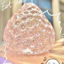 1 pieza Ejercitador de manos con forma de fresa brillante, juguete Squishy de TPU, con sensación de barro suave, favor de fiesta - Para mayores de 14 años (Color: Rojo, Transparente, Rosa) La elección perfecta para Año Nuevo, Pascua, regalos de cumpleaños y regalos pequeños de fiesta