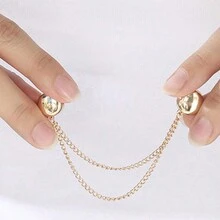 1 pieza/2 piezas/4 piezas Clips magnéticos para dobladillo, para piernas de pantalones y mangas, removibles, sin clavos ni costura requerida, clips de metal para acortar y ajustar