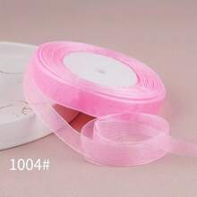 50 码雪花纱丝带 1.5 厘米宽，花束绑带，烘焙蛋糕礼品包装丝带，手工 DIY 蝴蝶结编织带