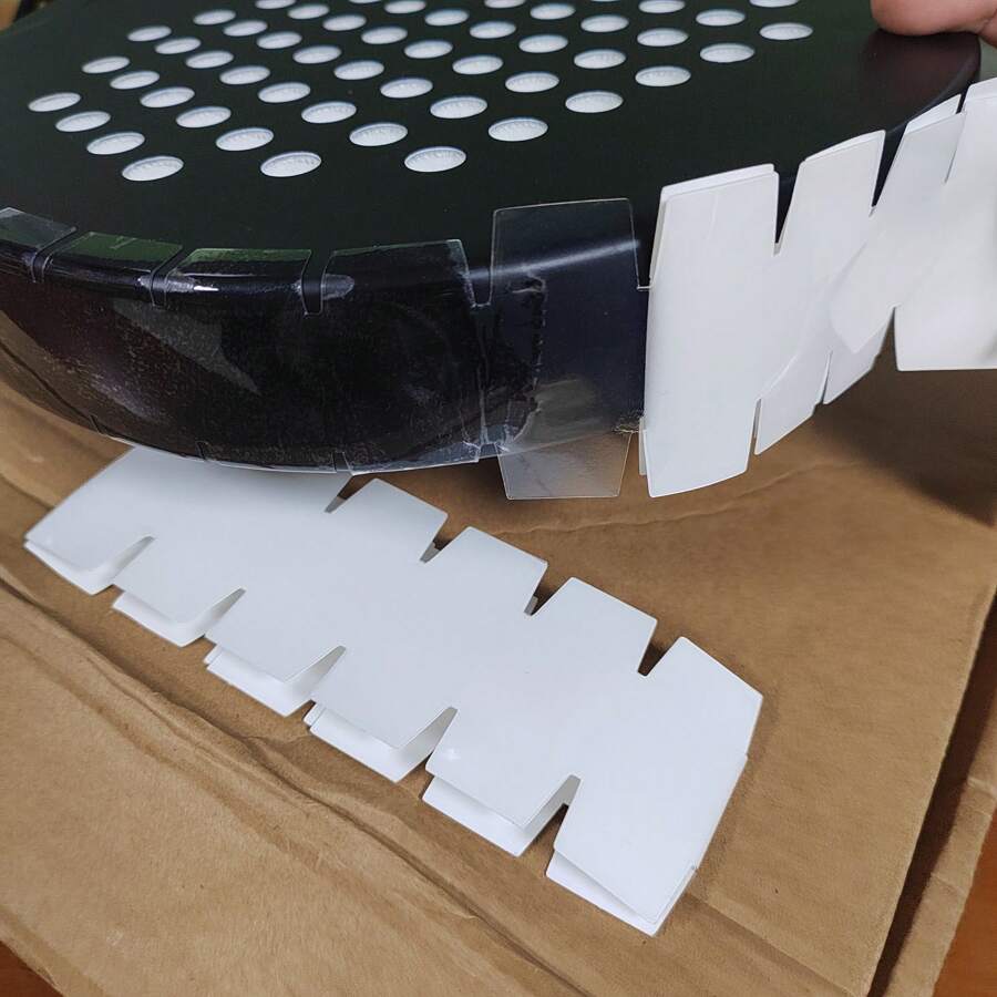 1pc Padel Tennis Racket Head Transparent Clear Racquet Frame Protection Tape Crystal Transparent Accessories Tape-Padel Rackets Paddle Squash Racquetball Racket Protection Tape