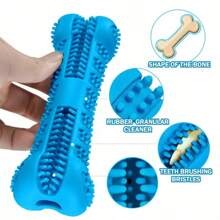 Soft Rubber Dog Toothbrushes Puppy Chew Toys Dog Brush Stick 360 Degree Teeth Cleaning Toothpaste For Small Dogs Pet Toothbrush