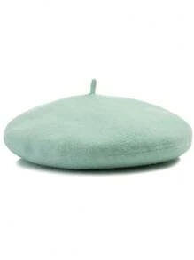 1 Berretto basco da donna minimalista nei colori caramella, berretto basco francese tinta unita carino, regalo di berretto in lana