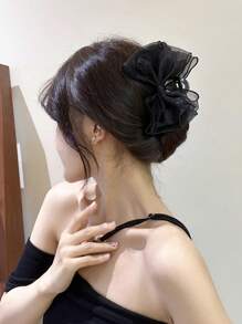 1 szt. Duża spinka do włosów z kokardą, elegancka spinka do włosów z pazurem do koków, spinki do włosów, spinki do włosów, spinki do włosów, spinka do włosów, spinka do włosów, spinka do włosów, spinka do włosów, jesienno-zimowe akcesoria do włosów dla kobiet, stroje wakacyjne, kobieta