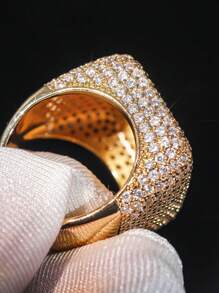 1 pieza Hermoso Anillo de Circonita Cúbica para Mujer, Regalo de Joyería para Boda, Día de San Valentín - 1# - Ver 3