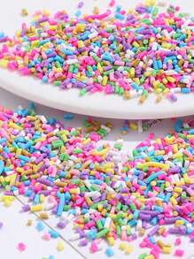 20g Resin Polymer Clay Glitter Sprinkle - DIY Decorative Filler For Snowflake/Heart/Star Crafts & Slime Making - Multicolor - View 7