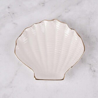 Smyckesfat i keramik Smycketallrik Serveringsfat i keramik Snäckskal Middagstallerken Smyckesring Förvaringsfat Presenter För Kvinnor Tillbaka Till Skolan