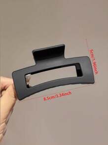 4pcs Minimalist Square Hair Clips Set, Women Everyday Hairstyle Hair Claw, Elegant Bun Maker, Fashion Accessories, Suitable For Autumn/Winter, Thanksgiving , Valentine's Day, New Year Elegant Claw Clip