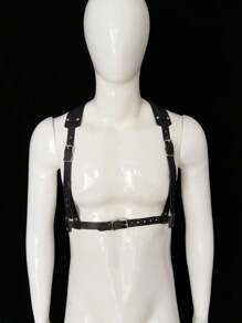 1 件男士个性化 COSER 背带腰带，动漫角色扮演背带，哥特式时尚腰带，适合服装表演和节日礼物万圣节配饰，万圣节服装秋冬配饰万圣节服装，适合青少年、青年、男士、休闲、户外、运动、度假、毕业礼物、生日、日常穿着 - 黑色 - 查看 8