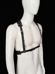 1 件男士个性化 COSER 背带腰带，动漫角色扮演背带，哥特式时尚腰带，适合服装表演和节日礼物万圣节配饰，万圣节服装秋冬配饰万圣节服装，适合青少年、青年、男士、休闲、户外、运动、度假、毕业礼物、生日、日常穿着 - 黑色 - 查看 6