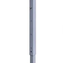 Kompaktes, faltbares Pop-Up-Partyzelt, Meterware, anthrazitfarbenes Outdoor-Überdachungszelt, leichtes, tragbares, einfach aufzubauendes Veranstaltungszelt