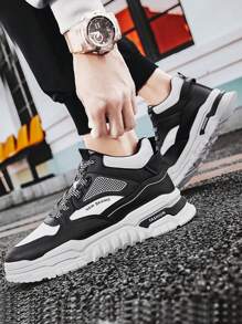 Tênis casuais masculinos, calçados de skate masculinos personalizados para jovens, calçados esportivos